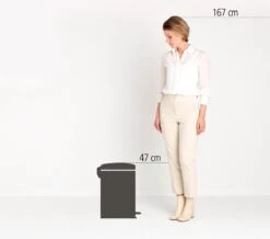 Brabantia NewIcon Prullenbak - 20 L - Matt Black -Thuis Opslag Winkel 1200x1057 7