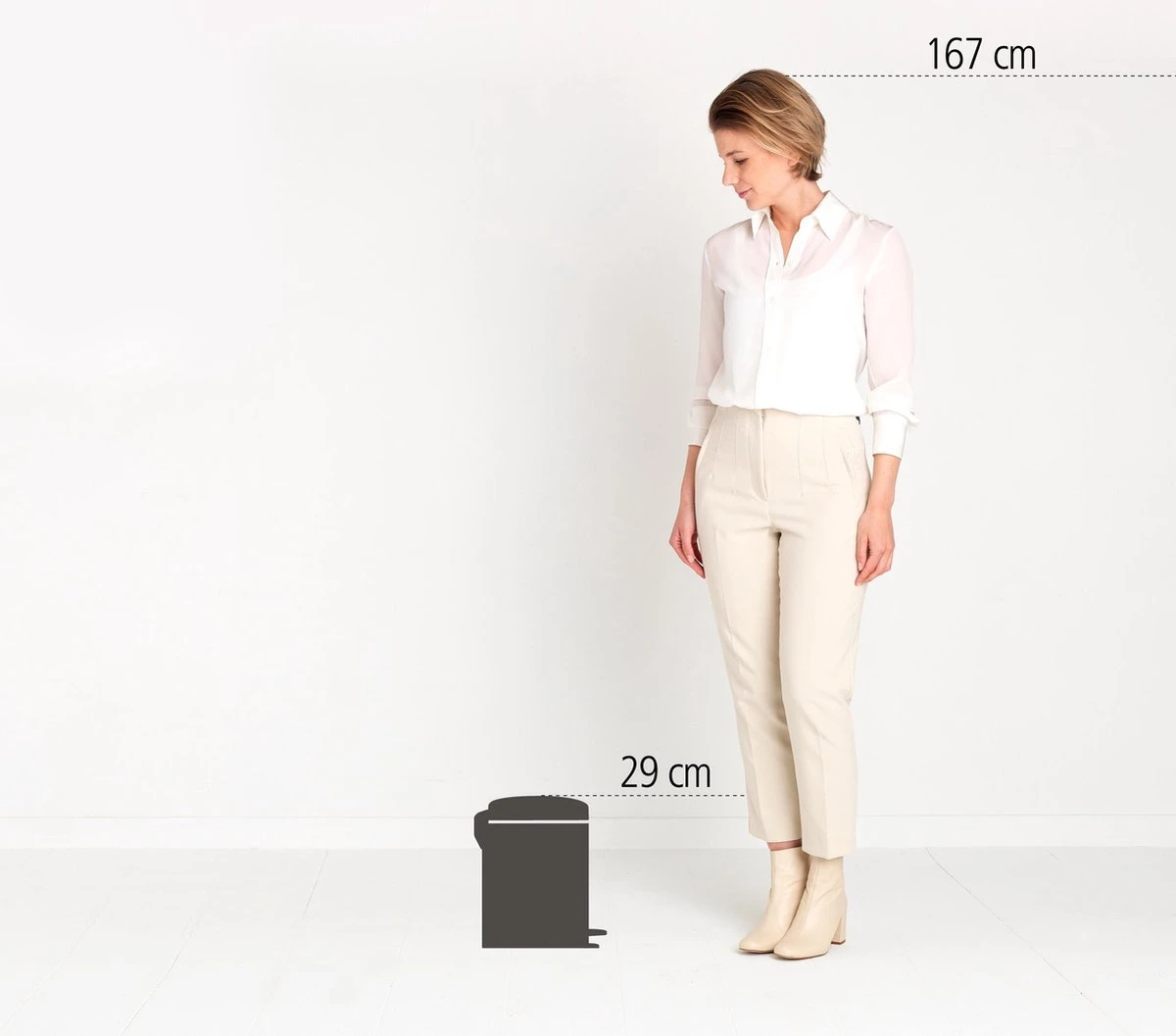 Brabantia NewIcon Prullenbak - 2 X 2 L - Platinum 11 Brabantia NewIcon Prullenbak - 2 X 2 L - Platinum - Afbeelding 11