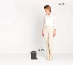 Brabantia NewIcon Prullenbak - 3 L - Soft Beige -Thuis Opslag Winkel 1200x1064 7