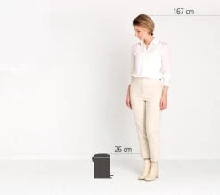 Brabantia NewIcon Prullenbak - 3 L - Brilliant Steel -Thuis Opslag Winkel 1200x1064 8