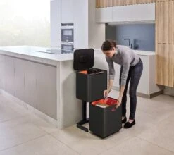 Joseph Joseph Intelligent Waste Prullenbak Totem Max - 60 L - Zwart -Thuis Opslag Winkel 1200x1071 2