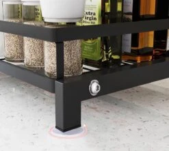 TammaT - Kruidenrek - Kruidenrek Staand - Inklapbare Keukenrek - 3-laags 35x21x56,5CM - Keuken Organizer - Aanrecht Organizer - Keuken Opslag - Roestvrij Staal - Opbergrek - Keuken Organizers - Roestvrij En Krasvrij -Thuis Opslag Winkel 1200x1073 1