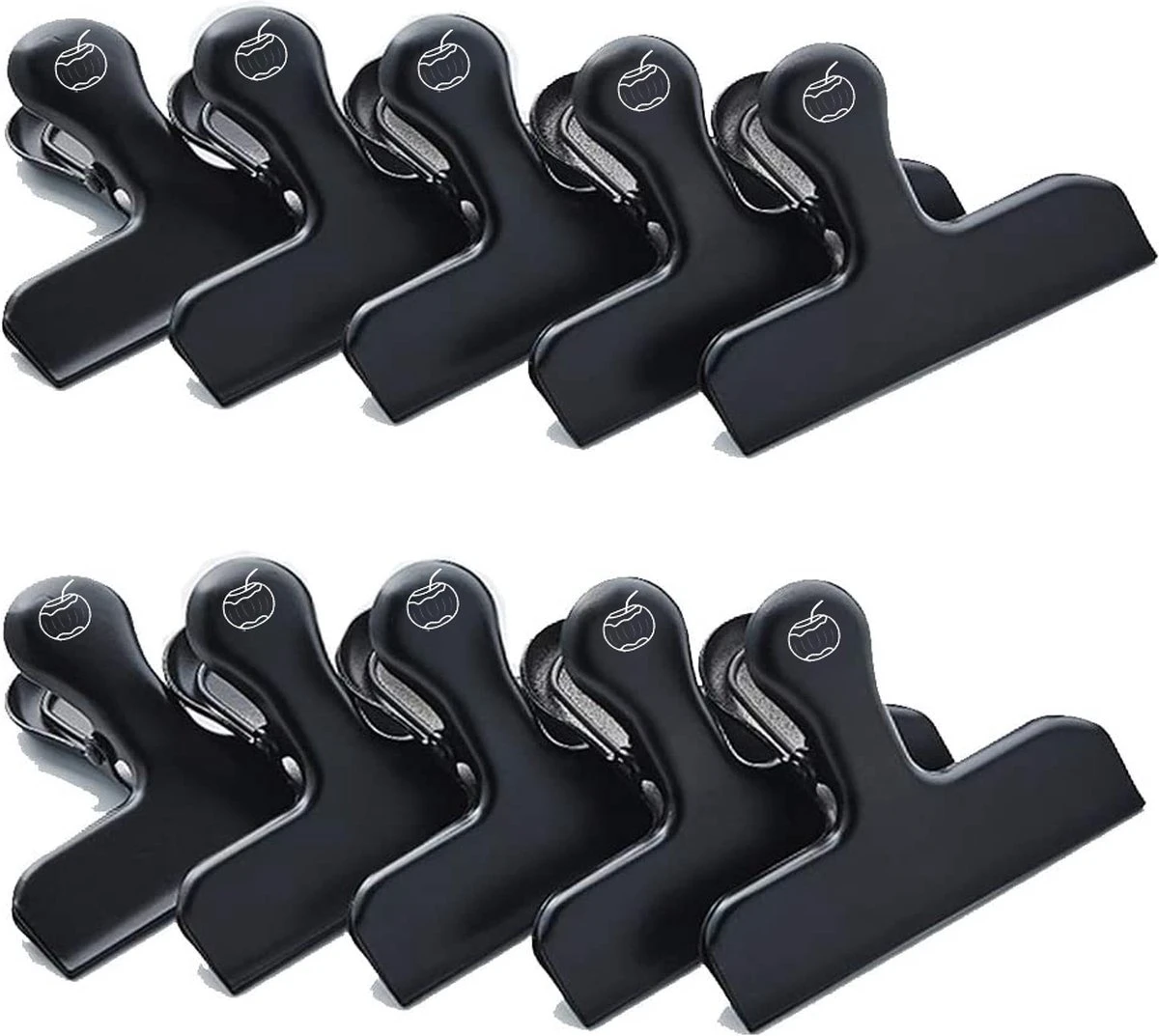 Bangosa® Vershoudclips - Afsluitclips - Vershoud Knijpers -Zaksluiter - Vershoudklemmen - RVS - 10 Stuks 1 Bangosa® Vershoudclips - Afsluitclips - Vershoud Knijpers -Zaksluiter - Vershoudklemmen - RVS - 10 Stuks