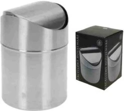 Tafelafvalbakje - 1,5 L - RVS -Thuis Opslag Winkel 1200x1074 4