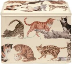 Emma Bridgewater Cats - Vershouddoos - Bewaarblik - Rechthoek - Poes