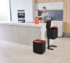 Joseph Joseph Intelligent Waste Prullenbak Totem Max - 60 L - Zwart -Thuis Opslag Winkel 1200x1077 1