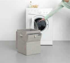 Brabantia Wasmand Met Deksel - Stapelbaar - 35 L - Grey -Thuis Opslag Winkel 1200x1078 1