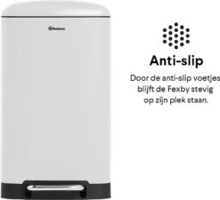Homra FEXBY Pedaalemmer Prullenbak - 30L - Hoogwaardig RVS - Wit - Met Luxe Soft Close Deksel - 30 Liter Afvalbak - Keuken Vuilbak - Kantoor Vuilnisbak - Vuilnisemmer - Pedaal Prullenbak – Hygiënisch 29 Homra FEXBY Pedaalemmer Prullenbak - 30L - Hoogwaardig RVS - Wit - Met Luxe Soft Close Deksel - 30 Liter Afvalbak - Keuken Vuilbak - Kantoor Vuilnisbak - Vuilnisemmer - Pedaal Prullenbak – Hygiënisch -Thuis Opslag Winkel 1200x1091 3