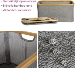 Gadgy Opvouwbare Wasmand - Heupwasmand 45 L - Opbergmand - Wasbox - Wasmanden - Grijs 17 Gadgy Opvouwbare Wasmand - Heupwasmand 45 L - Opbergmand - Wasbox - Wasmanden - Grijs -Thuis Opslag Winkel 1200x1094 1