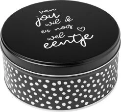 Zoedt Koektrommel - Zwart Wit - Van Jou Wil Ik Er Nog Wel Eentje