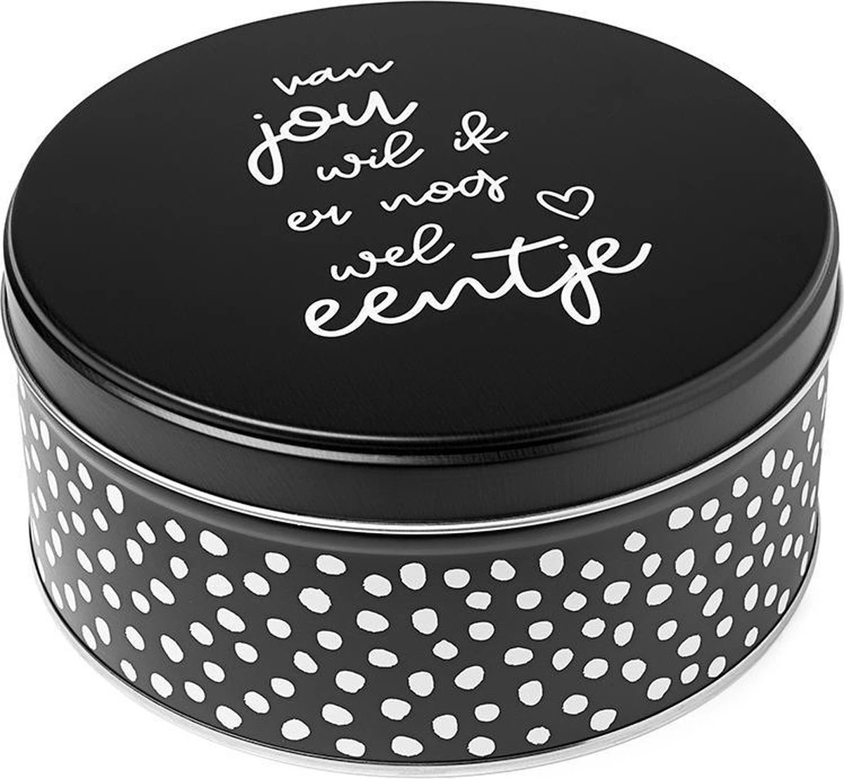 Zoedt Koektrommel - Zwart Wit - Van Jou Wil Ik Er Nog Wel Eentje 1 Zoedt Koektrommel - Zwart Wit - Van Jou Wil Ik Er Nog Wel Eentje