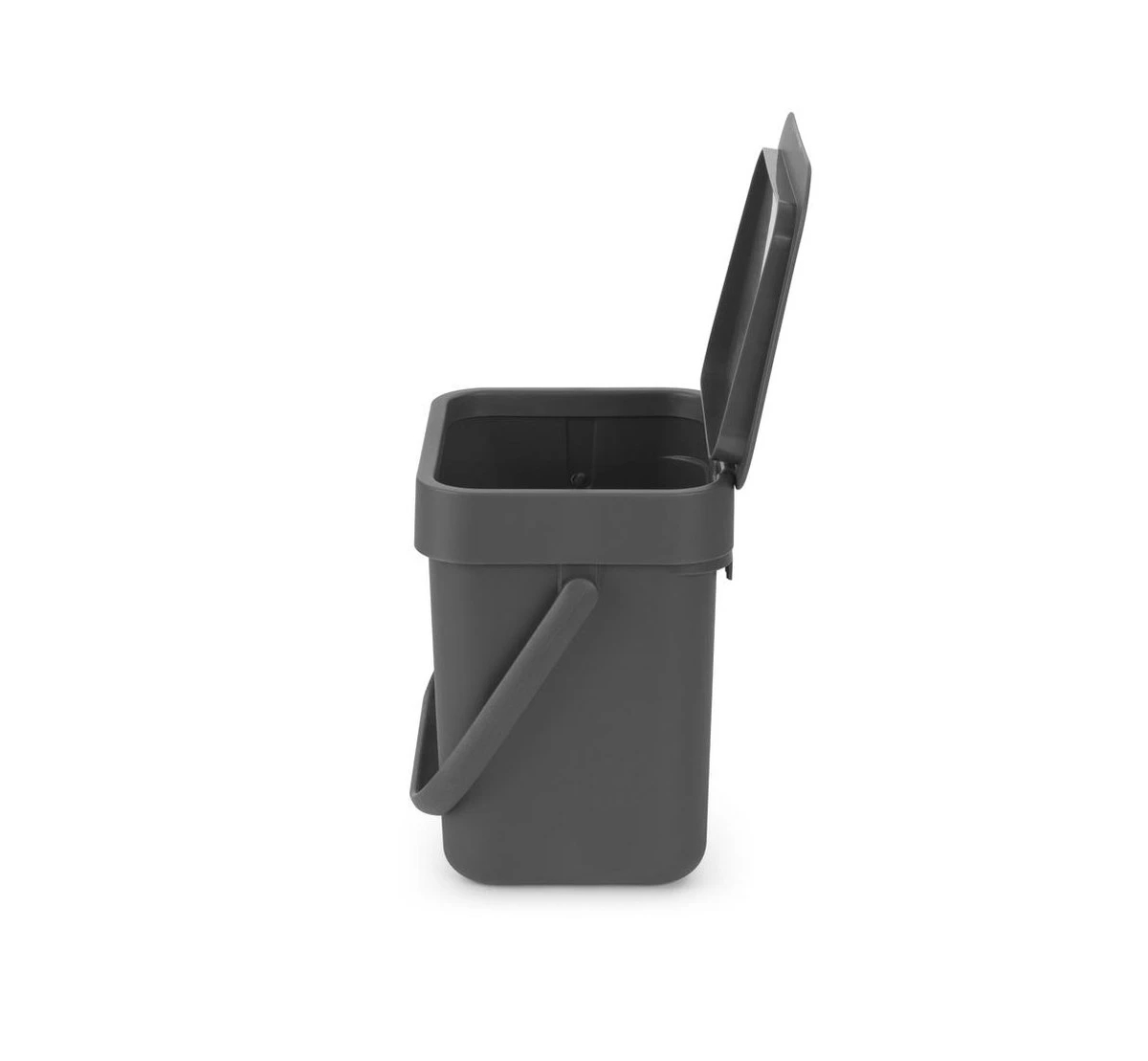 Brabantia Sort & Go Afvalbakje Aanrecht - 3 L - Dark Grey 8 Brabantia Sort & Go Afvalbakje Aanrecht - 3 L - Dark Grey - Afbeelding 8
