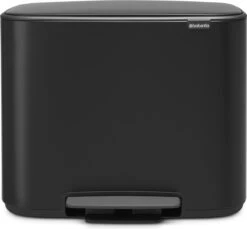 Brabantia Bo Prullenbak - 3 X 11 L - Matt Black