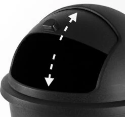 Deuba Vuilnis Prullenbak 2 Stuks - 50 L Met Schuifdeksel - Zwart 12 Deuba Vuilnis Prullenbak 2 Stuks - 50 L Met Schuifdeksel - Zwart -Thuis Opslag Winkel 1200x1120 4