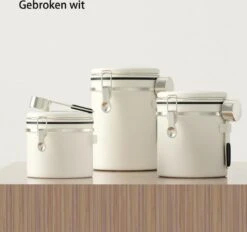 Koffiebonen Opbergbus- Koffiebonen Bewaren - Nieuw Voedsel Bewaren - Kitchen Merchandise - Vooraadbus - Bewaardozen - Kitchen Merchandise - 1.8L Vooraadpot - Voorraadpotten - Gebroken Wit Kleur - Opslagtank Voor Gedroogd Fruit- Opslag Van Koffiebonen 11 Koffiebonen Opbergbus- Koffiebonen Bewaren - Nieuw Voedsel Bewaren - Kitchen Merchandise - Vooraadbus - Bewaardozen - Kitchen Merchandise - 1.8L Vooraadpot - Voorraadpotten - Gebroken Wit Kleur - Opslagtank Voor Gedroogd Fruit- Opslag Van Koffiebonen -Thuis Opslag Winkel 1200x1126