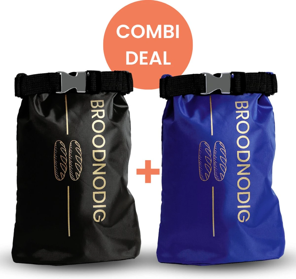 BROODNODIG® - 2PACK Herbruikbare Boterhamzak - Van 100% Gerecyclede PET-flessen - Ideaal Als Diepvrieszakjes - Lunchzak - Herbruikbaar Boterhamzakje - Foodwrap - Lunchbox - 30x20cm - Blauw & Zwart 1 BROODNODIG® - 2PACK Herbruikbare Boterhamzak - Van 100% Gerecyclede PET-flessen - Ideaal Als Diepvrieszakjes - Lunchzak - Herbruikbaar Boterhamzakje - Foodwrap - Lunchbox - 30x20cm - Blauw & Zwart
