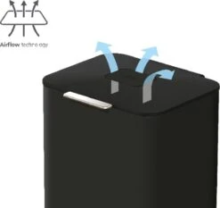 Joseph Joseph Intelligent Waste Prullenbak Totem Max - 60 L - Zwart -Thuis Opslag Winkel 1200x1134 5