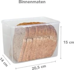 Lock&Lock Vershoudbakjes - Vershouddoos Voor Brood - Brooddoos - Broodtrommel - Bewaardoos Met Deksel - 100% Luchtdicht - BPA Vrij - Set Van 2 - 3,9 Liter - Transparant 15 Lock&Lock Vershoudbakjes - Vershouddoos Voor Brood - Brooddoos - Broodtrommel - Bewaardoos Met Deksel - 100% Luchtdicht - BPA Vrij - Set Van 2 - 3,9 Liter - Transparant -Thuis Opslag Winkel 1200x1134 9