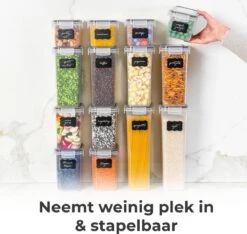 Vershoudbakjes - Meal Prep Bakjes - Lunchbox - Diepvriesbakjes - Vershouddoos - Vershoudbakjes Set - Plastic Bakjes - Voedselcontainer - Magnetron Bakjes Met Deksel - 14 Stuks - BPA Vrij - Stosh -Thuis Opslag Winkel 1200x1135 3