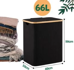 BrandtBergkamp Wasmand Zwart - 2 Stuks - Opvouwbare Wasmand - Wassorteerder - 150L -Thuis Opslag Winkel 1200x1136 4