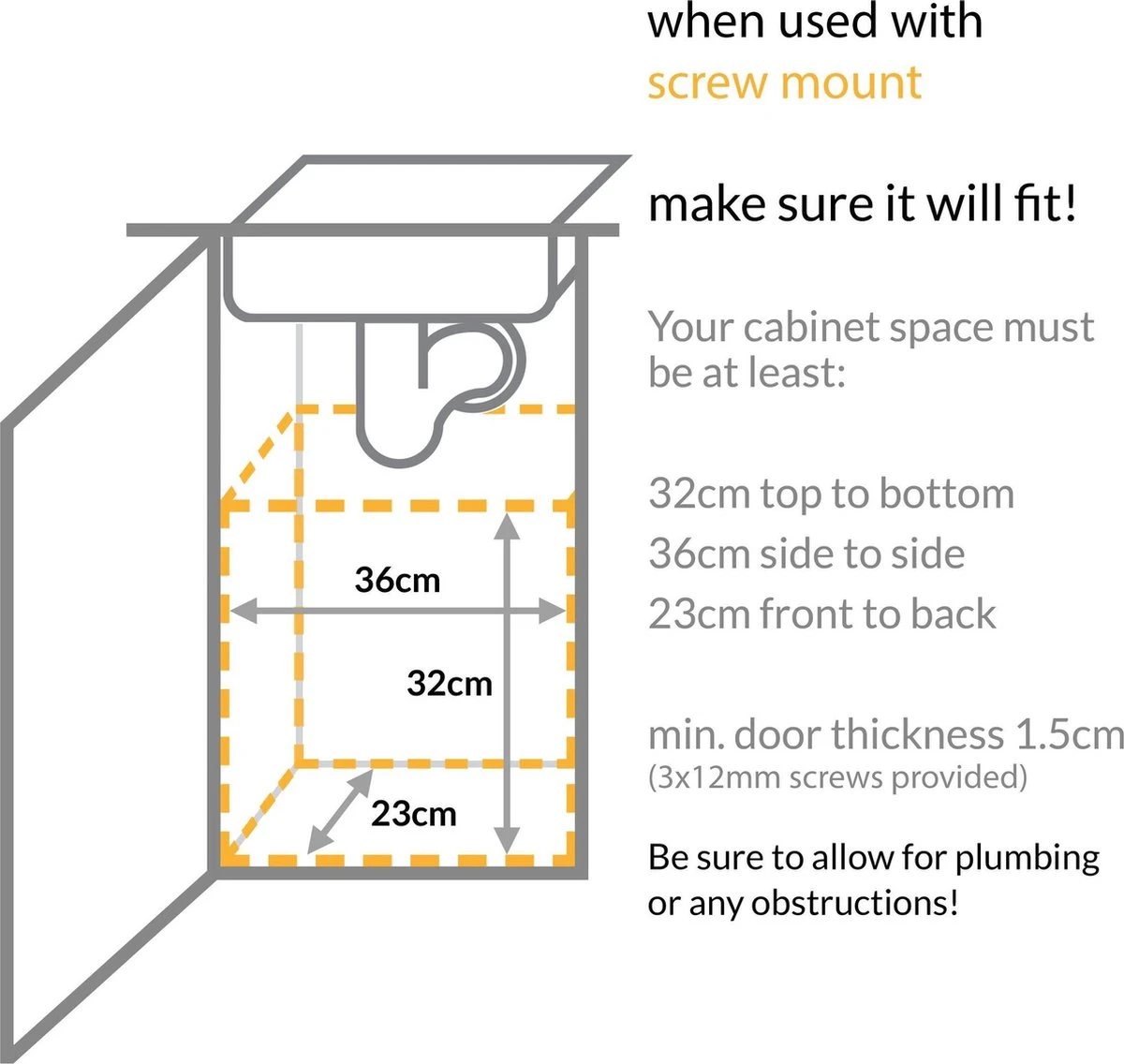 Simplehuman In-Cabinet Prullenbak - Kunststof - 10L - Zwart 8 Simplehuman In-Cabinet Prullenbak - Kunststof - 10L - Zwart - Afbeelding 8