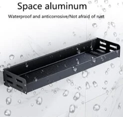 Merkloos TDR - Kruidenrek - Ophangbaar - Inclusief 6 Verplaatsbare Haken Voor Keukengereedschap - 50 Cm - Zwart -Thuis Opslag Winkel 1200x1137