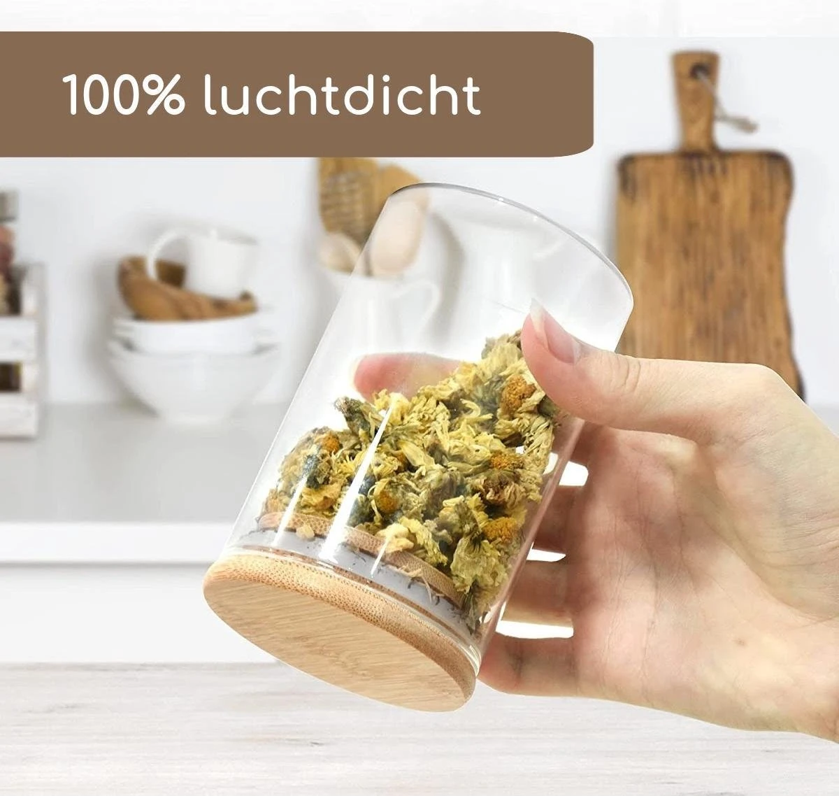 Quality Needz - Voorraadpotten - Glazen Potjes Met Deksel - 250 ML - 10 Delige Set - BPA-vrij - Gratis Pen & Herschrijfbare Stickers - Snoeppot 3 Quality Needz - Voorraadpotten - Glazen Potjes Met Deksel - 250 ML - 10 Delige Set - BPA-vrij - Gratis Pen & Herschrijfbare Stickers - Snoeppot - Afbeelding 3