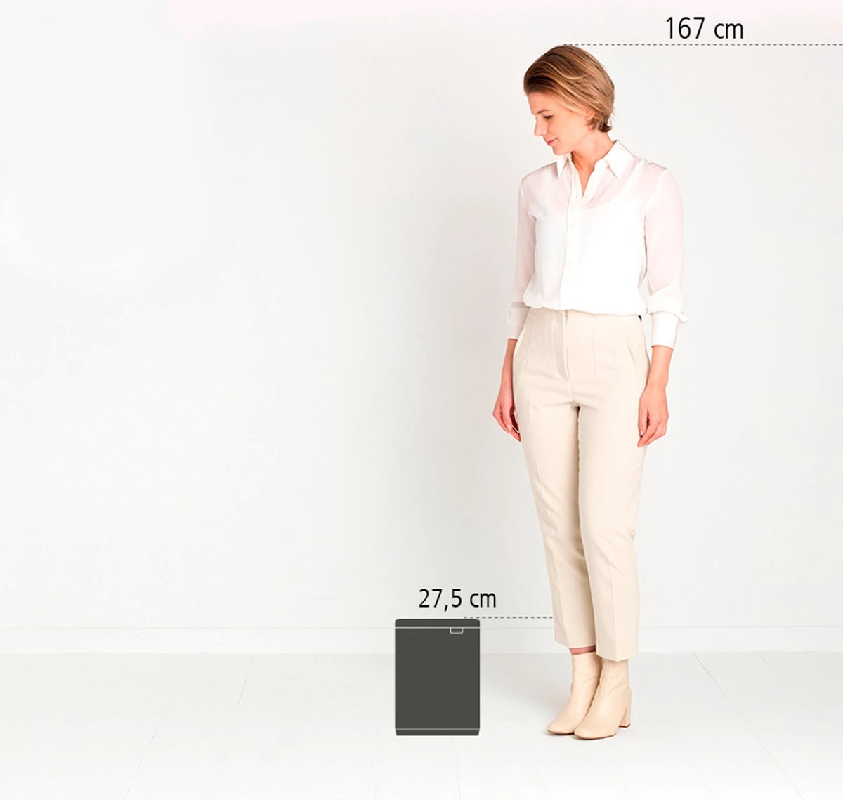 Brabantia Bo Prullenbak - 4 L - Platinum 7 Brabantia Bo Prullenbak - 4 L - Platinum - Afbeelding 7