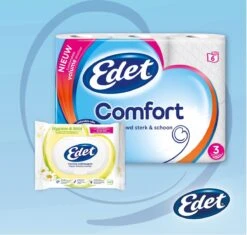 Edet Comfort Toiletpapier - 3-laags - 24 Rollen 8 Edet Comfort Toiletpapier - 3-laags - 24 Rollen -Thuis Opslag Winkel 1200x1140 2