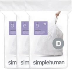 Simplehuman Afvalzakken Code D - 20 Liter - 60 Stuks 13 Simplehuman Afvalzakken Code D - 20 Liter - 60 Stuks -Thuis Opslag Winkel 1200x1141 11