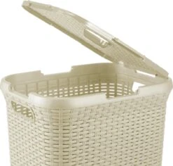 Curver Style Wasmand Met Deksel - 60L - Vintage Wit -Thuis Opslag Winkel 1200x1146 1