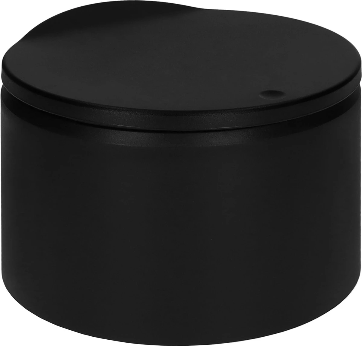 QUVIO Afvalbak Voor Aanrecht - Afvalbakje - Prullenbakje - Met Deksel - Gemakelijk Te Reinigen - Rond - Kunststof - Zwart - 19 X 12 Cm 1 QUVIO Afvalbak Voor Aanrecht - Afvalbakje - Prullenbakje - Met Deksel - Gemakelijk Te Reinigen - Rond - Kunststof - Zwart - 19 X 12 Cm