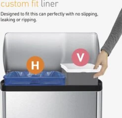 Simplehuman Afvalzakken 16-18 Liter Code V Transparant - 60 Stuks -Thuis Opslag Winkel 1200x1154 3