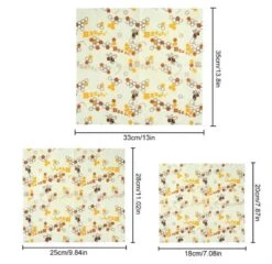 Bijenwas Doek - 3-pack - Bees Wrap - Bijen En Honingraat Print 10 Bijenwas Doek - 3-pack - Bees Wrap - Bijen En Honingraat Print -Thuis Opslag Winkel 1200x1164 1