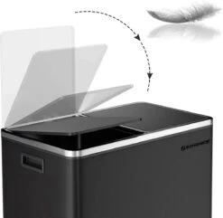 Soph & Tess Prullenbak Afvalscheiding - Vuilnisbak 60L (2x 30L) - Pedaalemmer - 59 X 65 X 32 Cm - Zwart 12 Soph & Tess Prullenbak Afvalscheiding - Vuilnisbak 60L (2x 30L) - Pedaalemmer - 59 X 65 X 32 Cm - Zwart -Thuis Opslag Winkel 1200x1169 5