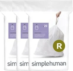 Simplehuman Afvalzakken Code R - 10 Liter - 60 Stuks -Thuis Opslag Winkel 1200x1172 4
