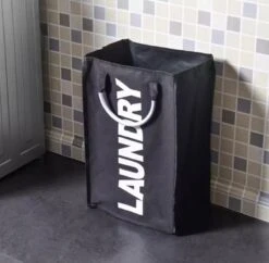 Janse Wasmand - Opvouwbare Wasmand - Laundry - Zwart - Wassorteerder - Waszak -Thuis Opslag Winkel 1200x1175 4