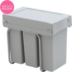 Wesco Inbouw Afvalbak 3 X 10 Liter -Thuis Opslag Winkel 1200x1189 6