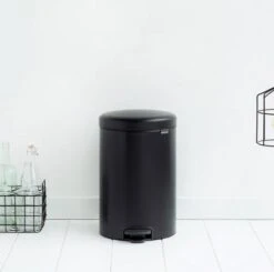 Brabantia NewIcon Prullenbak - 20 L - Matt Black -Thuis Opslag Winkel 1200x1190 10