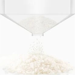 Merkloos TDR-Japans Rijst/Granen Container/Dispenser/ Opbergdoos - 6KG Inhoud - Wit 15 Merkloos TDR-Japans Rijst/Granen Container/Dispenser/ Opbergdoos - 6KG Inhoud - Wit -Thuis Opslag Winkel 1200x1192 3