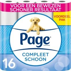 Page Wc Papier - Compleet Schoon Toiletpapier - 16 Rollen