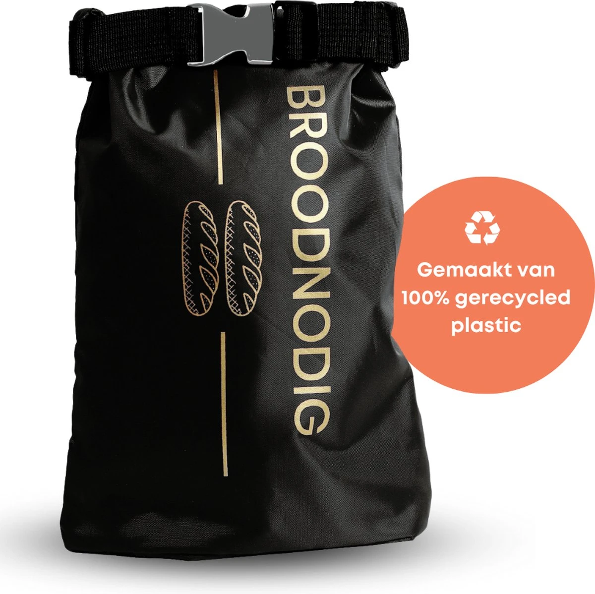 BROODNODIG® - Herbruikbare Boterhamzak - Van 100% Gerecyclede PET-flessen - Ideaal Als Diepvrieszakjes - Lunchzak - Herbruikbaar Boterhamzakje - Foodwrap - Lunchbox - 30x20cm - Zwart 1 BROODNODIG® - Herbruikbare Boterhamzak - Van 100% Gerecyclede PET-flessen - Ideaal Als Diepvrieszakjes - Lunchzak - Herbruikbaar Boterhamzakje - Foodwrap - Lunchbox - 30x20cm - Zwart