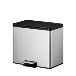 EKO Essential Recycling Prullenbak - 3x 9 L - Mat RVS 15 EKO Essential Recycling Prullenbak - 3x 9 L - Mat RVS -Thuis Opslag Winkel 1200x1200 1054