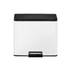 EKO Essential Recycling Prullenbak - 20 + 9 Liter - Wit -Thuis Opslag Winkel 1200x1200 1108