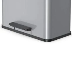 Hailo Öko Trio Plus Prullenbak - 3 X 9L - Zilver -Thuis Opslag Winkel 1200x1200 1129