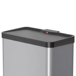 Hailo Öko Trio Plus Prullenbak - 3 X 9L - Zilver -Thuis Opslag Winkel 1200x1200 1132
