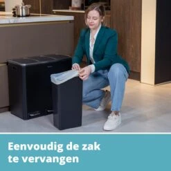 Homra SPARQ Afvalscheiding Prullenbak 3 Vakken - 3 X 18 L Inhoud - 54 Liter - Zwart - RVS - Trio Pedaalemmer - 3-vaks Recycle Afvalemmer - Hygiënisch Afval Scheiden - Zwarte Keuken Vuilbak - Kantoor Prullenbak - Pedaal - Afvalscheidingsprullenbak 15 Homra SPARQ Afvalscheiding Prullenbak 3 Vakken - 3 X 18 L Inhoud - 54 Liter - Zwart - RVS - Trio Pedaalemmer - 3-vaks Recycle Afvalemmer - Hygiënisch Afval Scheiden - Zwarte Keuken Vuilbak - Kantoor Prullenbak - Pedaal - Afvalscheidingsprullenbak -Thuis Opslag Winkel 1200x1200 1173