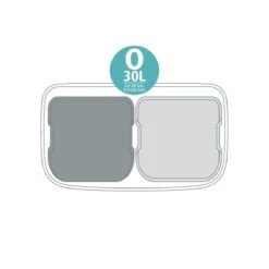 Brabantia Bo Prullenbak - 2 X 30 L - Matt Black -Thuis Opslag Winkel 1200x1200 1175