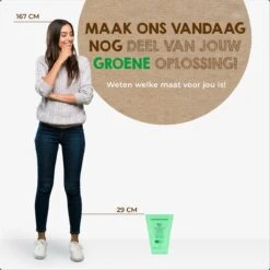 Biozakken 2/3 Liter 250 Stuks Biologisch Afbreekbare Afvalzakken – 26 X 29 Cm - 100% Composteerbare Vuilniszakken - Incl. Dispenser - Gft Afvalzakken -Thuis Opslag Winkel 1200x1200 1182