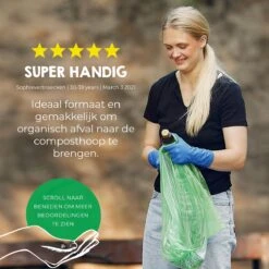 Biozakken 2/3 Liter 250 Stuks Biologisch Afbreekbare Afvalzakken – 26 X 29 Cm - 100% Composteerbare Vuilniszakken - Incl. Dispenser - Gft Afvalzakken -Thuis Opslag Winkel 1200x1200 1183